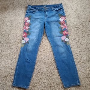 Soho Ankle Jeans Size 12 Womens Floral Jeans